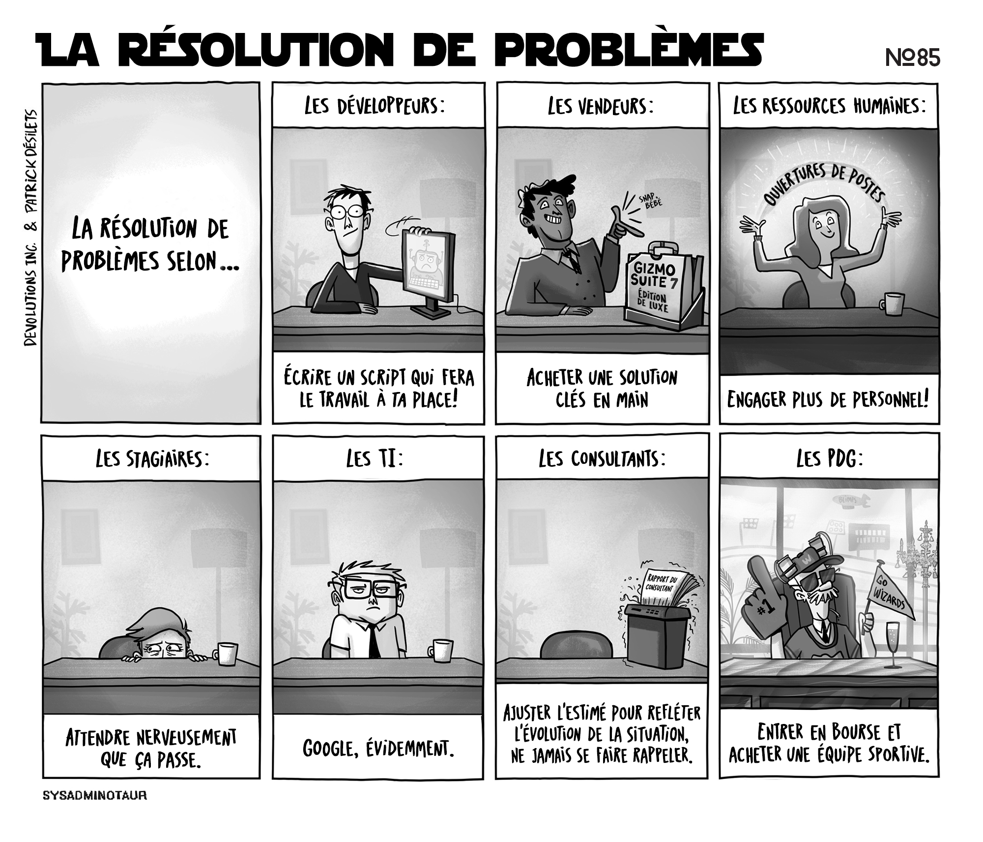 !!Sysadminotaur #85 : La résolution de problèmes