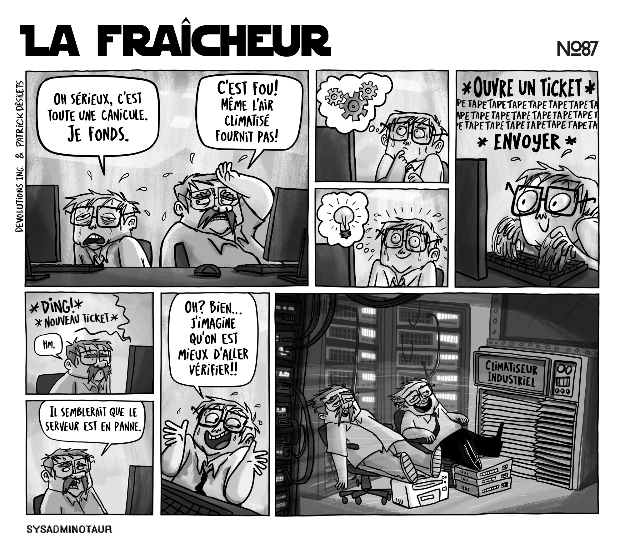 !!Sysadminotaur #87 : La fraîcheur