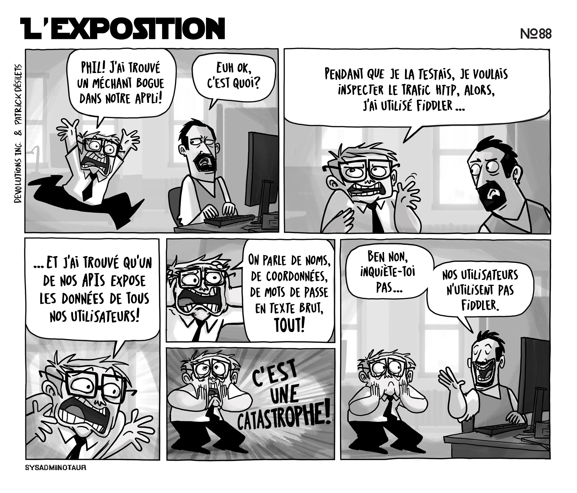 !!Sysadminotaur #88 : L’exposition
