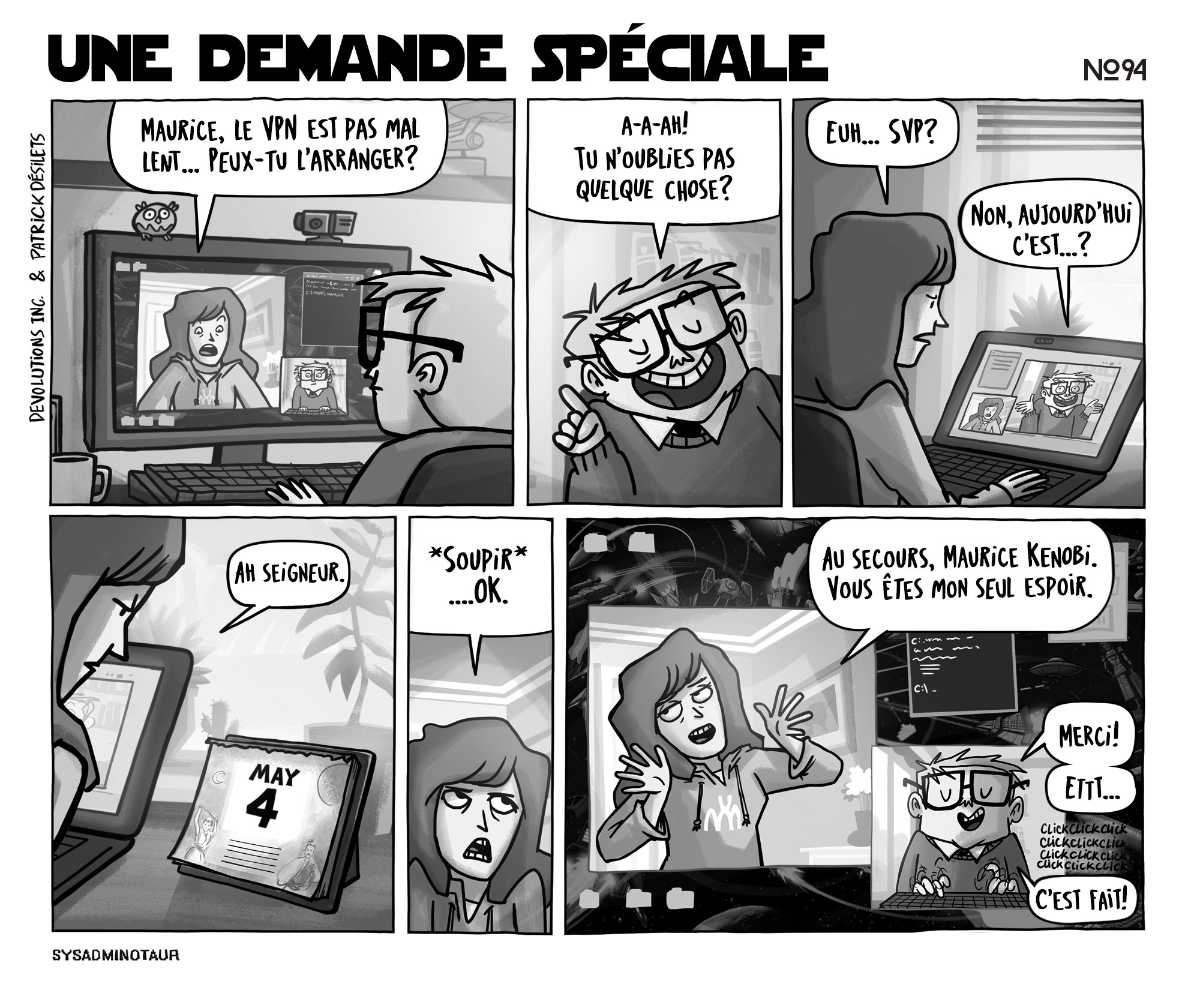 !!Sysadminotaur #94 : Une demande spéciale