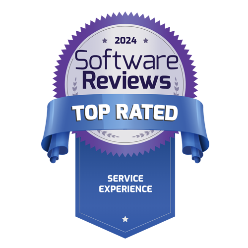 Software review badge service experience