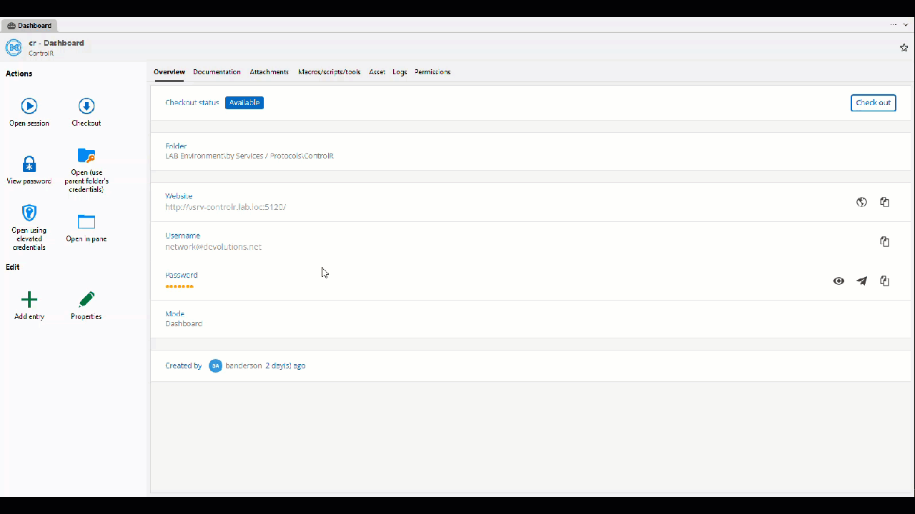 Connecting with ControlR from RDM