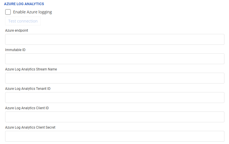Azure Sentinel support through Azure Log Analytics support